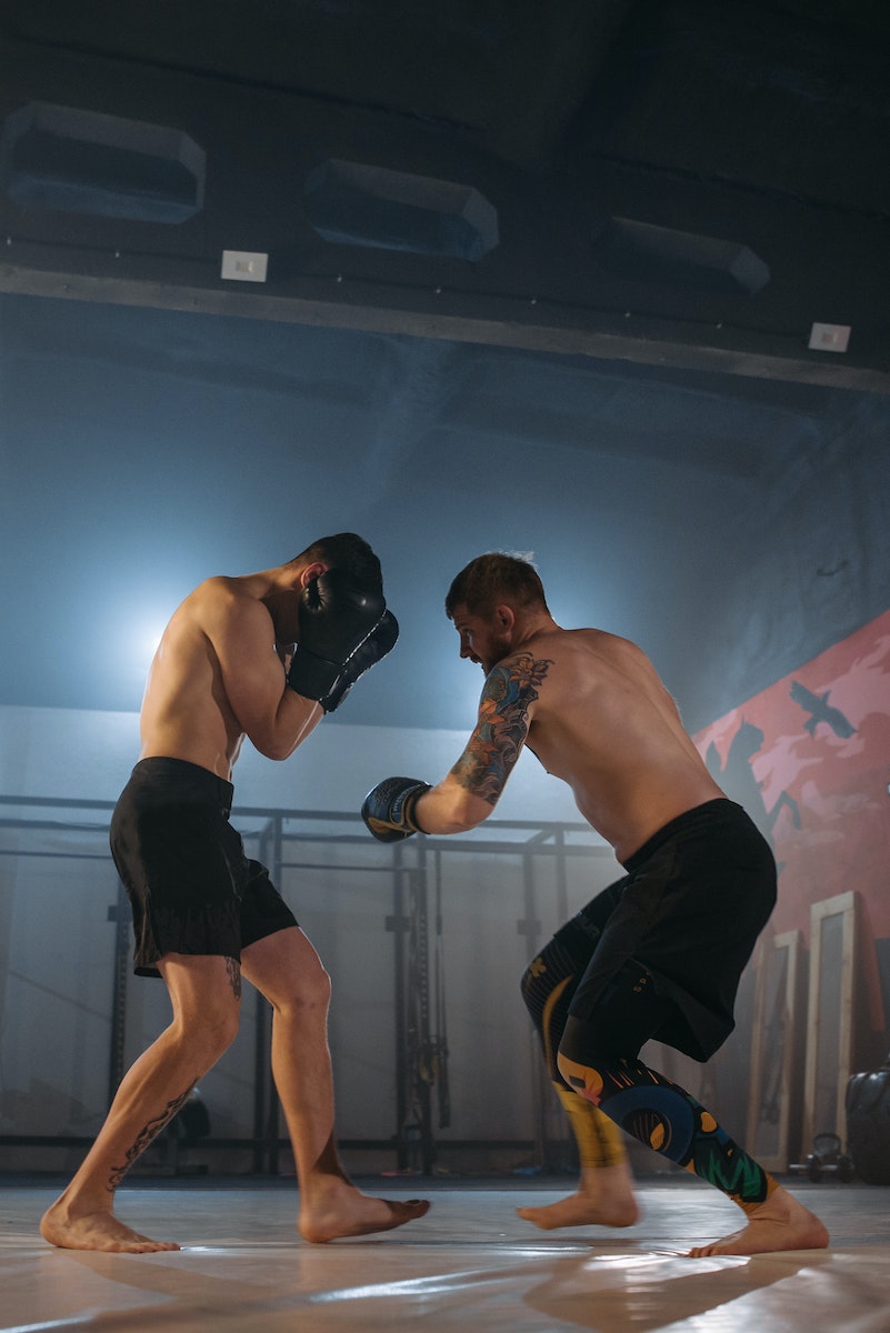 Two Men Boxing